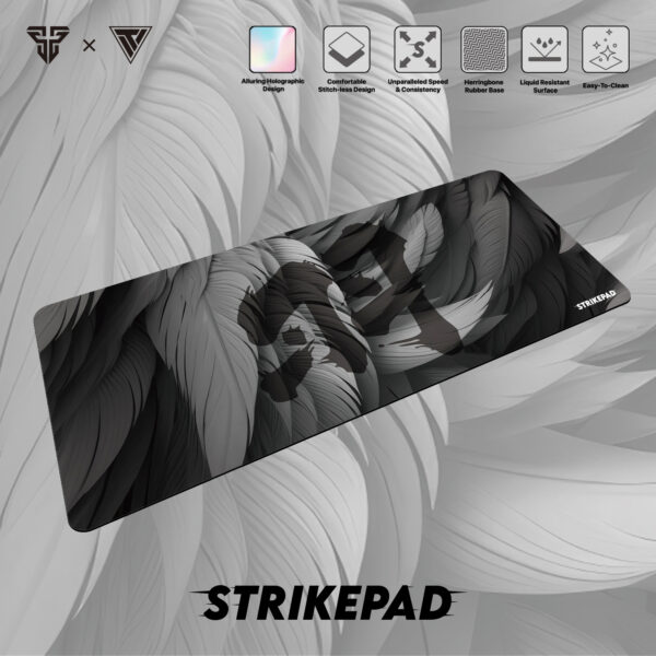 Fantech Strikepad Gaming Mouse Pad, Holographic Design, Liquid-Resistant Surface And Easy To Clean, Ultra-Fast Tracking, Mac and PC Gaming Accessories, Speed, 900 x 400 x 3mm