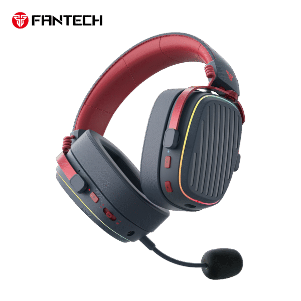 Fantech Harmony Pro WHG02P Gaming Wireless Headset, 7.1 Surround Sound, RGB, 90-Hour Battery, Multi-Platform Compatible, 50mm Driver, Detachable Mic, Pc/Mac/playstation/smartphone - Image 4