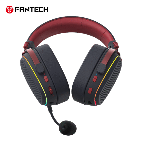 Fantech Harmony Pro WHG02P Gaming Wireless Headset, 7.1 Surround Sound, RGB, 90-Hour Battery, Multi-Platform Compatible, 50mm Driver, Detachable Mic, Pc/Mac/playstation/smartphone - Image 5