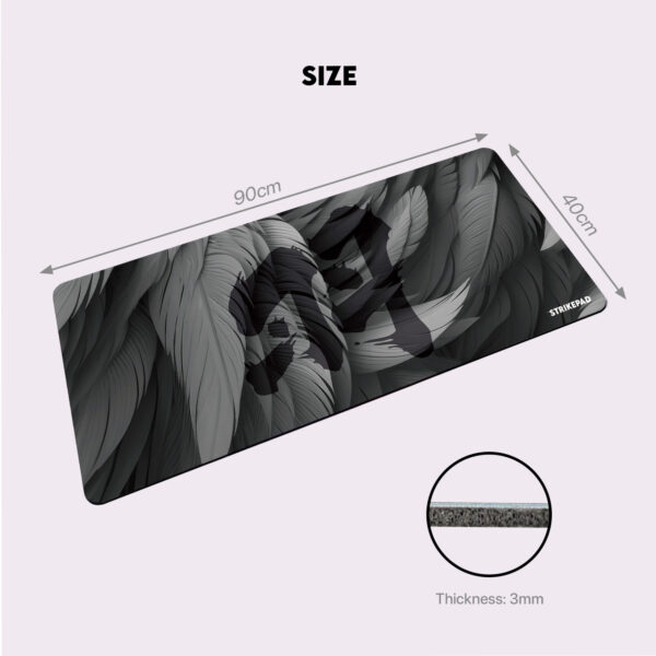 Fantech Strikepad Gaming Mouse Pad, Holographic Design, Liquid-Resistant Surface And Easy To Clean, Ultra-Fast Tracking, Mac and PC Gaming Accessories, Speed, 900 x 400 x 3mm - Image 6